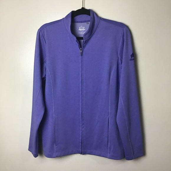 EP Pro purple full zip knit jacket.Talamore. Large - Picture 2 of 5